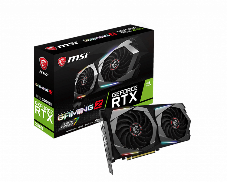 MSI представила пять моделей видеокарт GeForce RTX 2060, три из них – с заводским разгоном