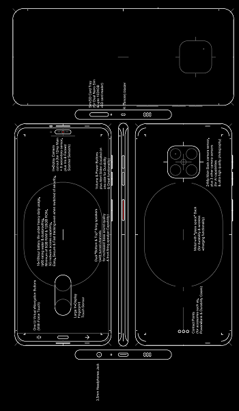 Схематическое изображение и подписи к нему говорят о том, что Huawei превратит смартфон  Mate 30 Pro в флагман мечты