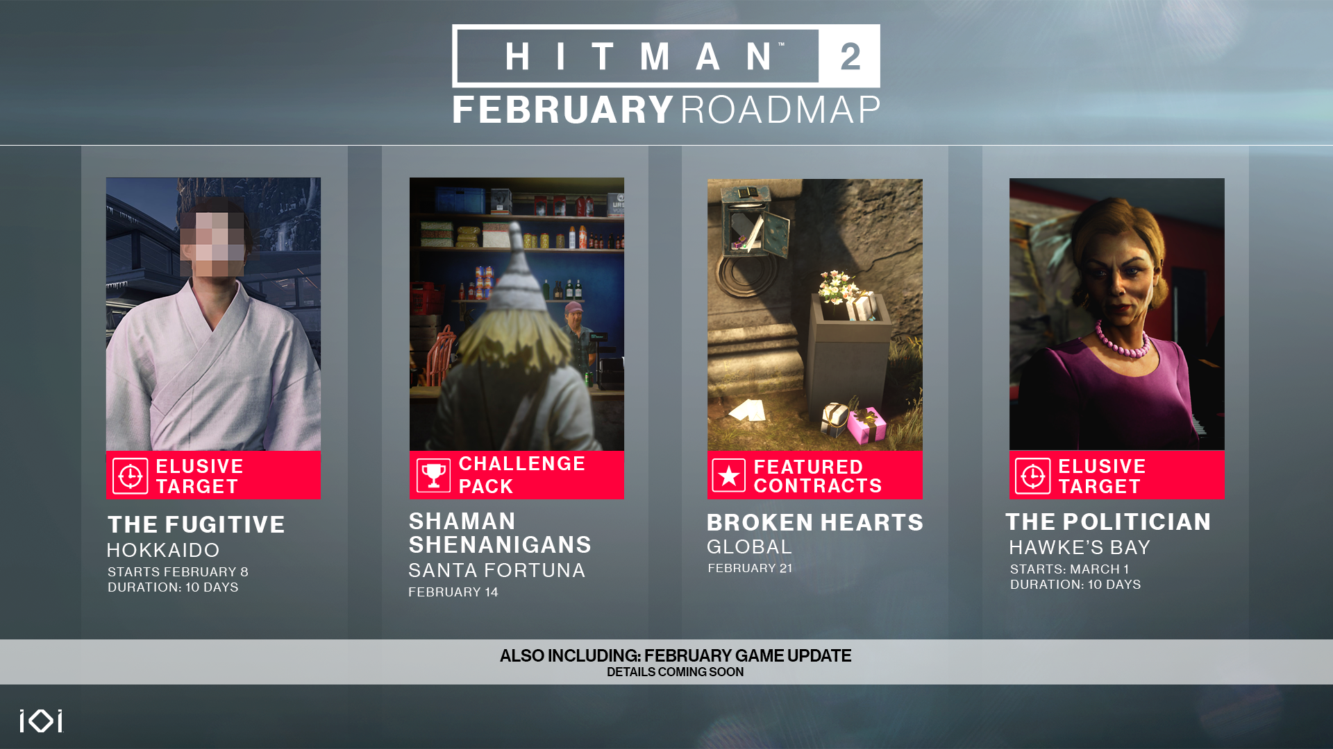 Hitman 2 — Разработчики поделились планами на февраль