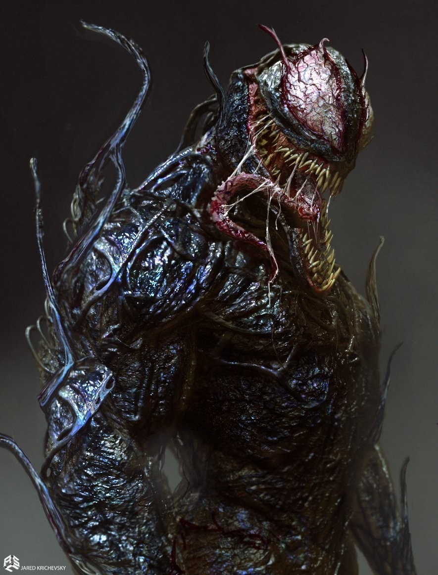 Дизайнер «Венома» породемонстрировал ранний концепт симбиота