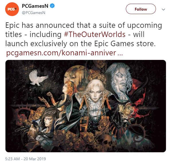 Утечка: The Outer Worlds будет эксклюзивом Epic Games Store