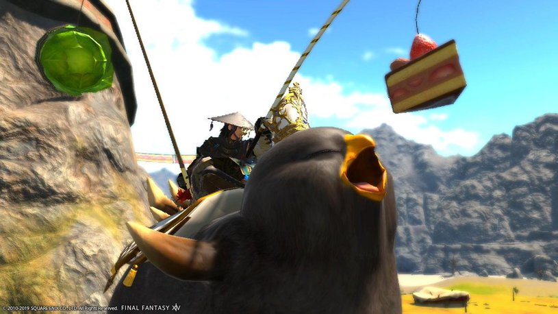 Китайские фанаты Final Fantasy XIV жутко объедаются в KFC ради ездовых животных