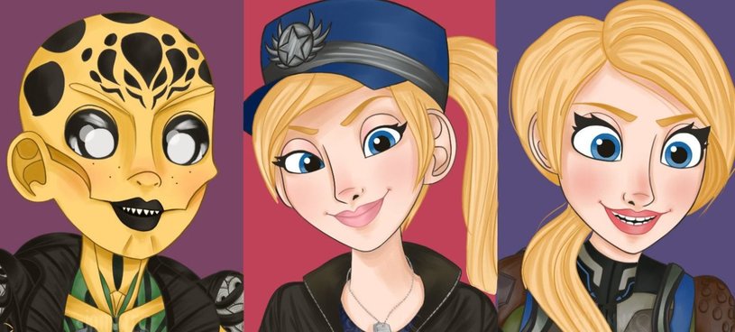 Mortal Disney: художник представил героинь Mortal Kombat в виде принцесс Disney