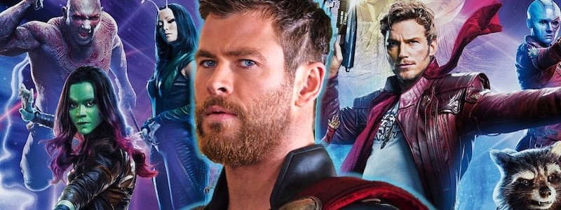 Стильный постер «Стражей галактики 3» с Тором