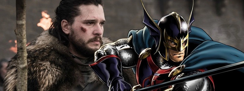 Как выглядит Кит Харрингтон в роли Черного рыцаря из «Вечных»