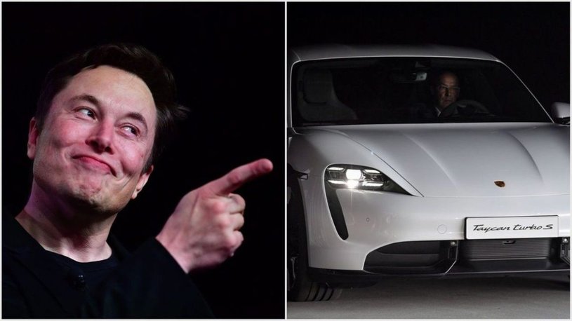 Илона Маска затроллили в комментариях после критики нового электрокара Porsche