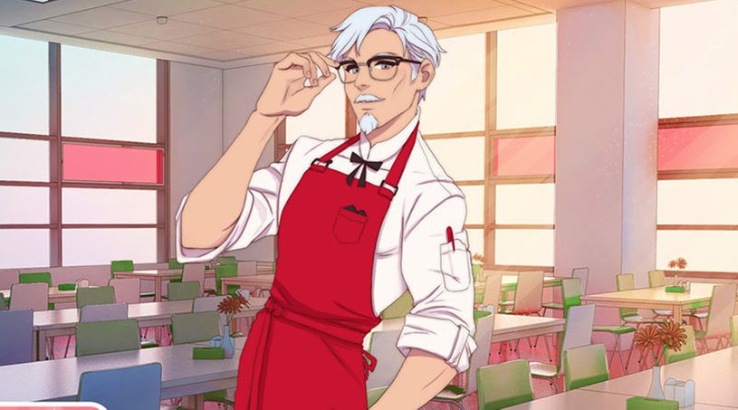 KFC анонсировала симулятор свиданий с полковником Сандерсом