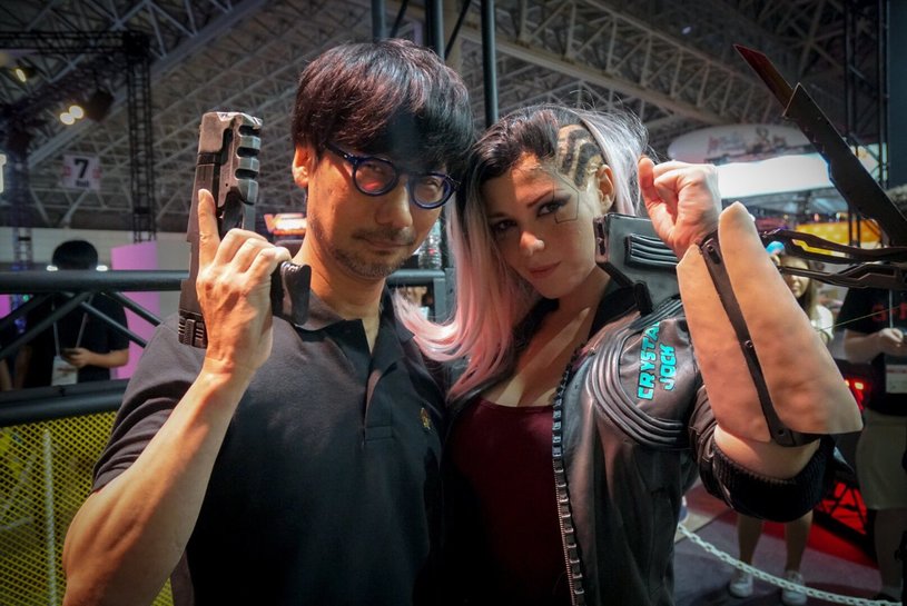 TGS 2019: Киану Ривз и Хидео Кодзима появились на стенде Cyberpunk 2077