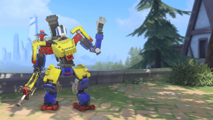 В Overwatch стартовал LEGO-ивент с новым легендарным скином для Бастиона