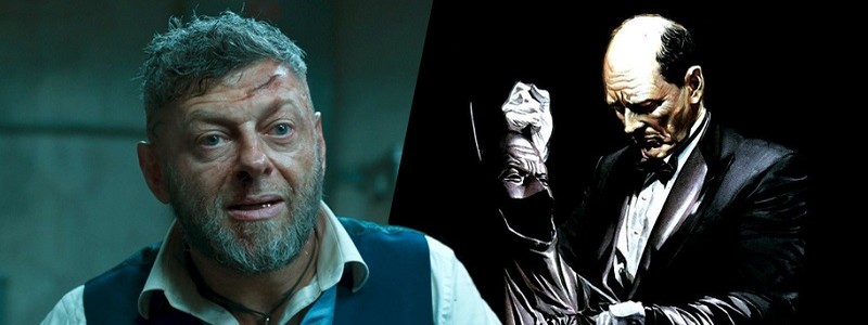 Подтверждено, что Энди Серкис сыграет Альфреда в «Бэтмене»