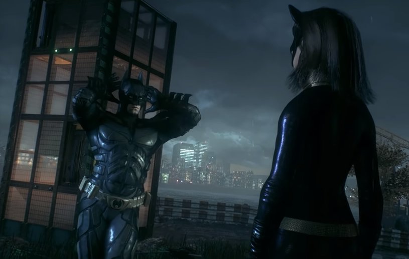 Игривый Бэтмен: в Arkham Knight поменяли местами модели Женщины-Кошки и Бэтмена