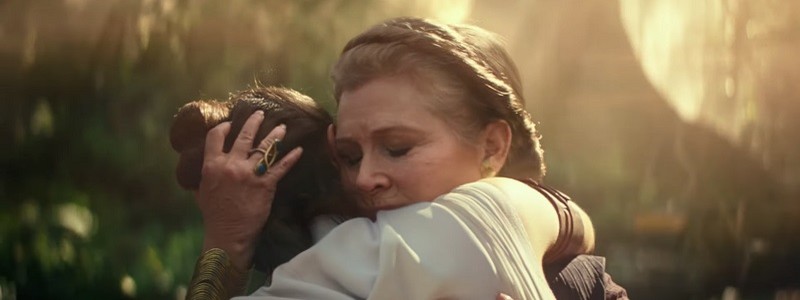 Лея тренирует Рей быть джедаем в «Звездных войнах 9»