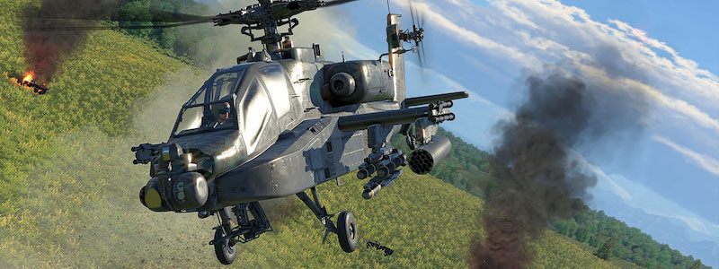 В War Thunder появились апачи