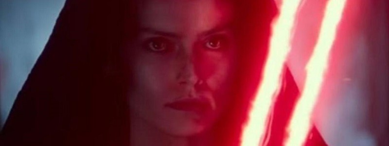 Рей надевает шлем Кайло Рена на изображении «Звездных войн 9»