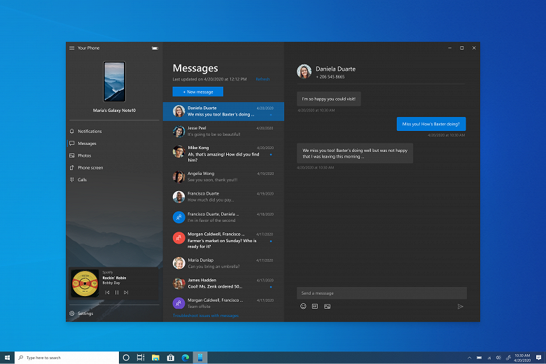 Чтобы меньше отвлекаться на работе. Microsoft научила компьютеры Windows 10 управлять музыкой на смартфоне