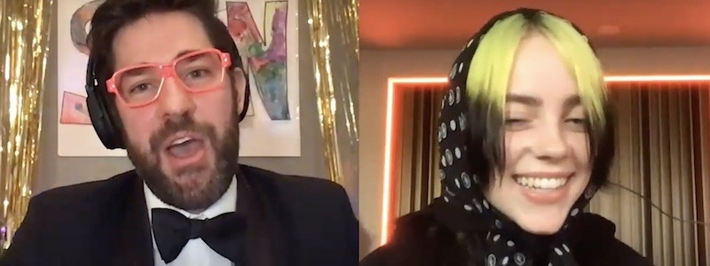 Билли Айлиш посетила новый выпуск шоу Джона Красински