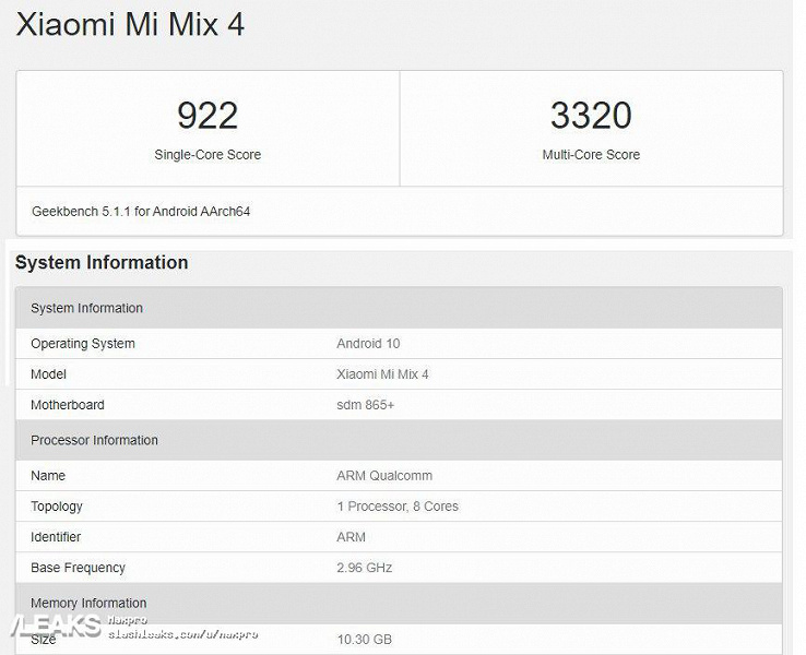 Xiaomi Mi Mix 4 неожиданно появился в Сети и показал свои возможности