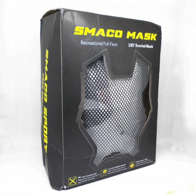 Полнолицевая маска для снорклинга SMAKO M8018