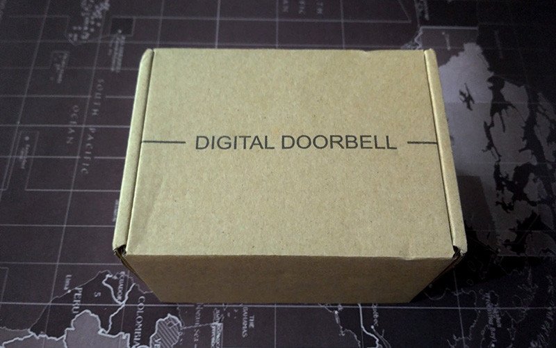 Беспроводной дверной звонок, с кнопкой без батарейки