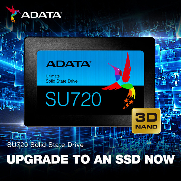 Твердотельные накопители Adata Ultimate SU720 выпускаются объемом до 1 ТБ