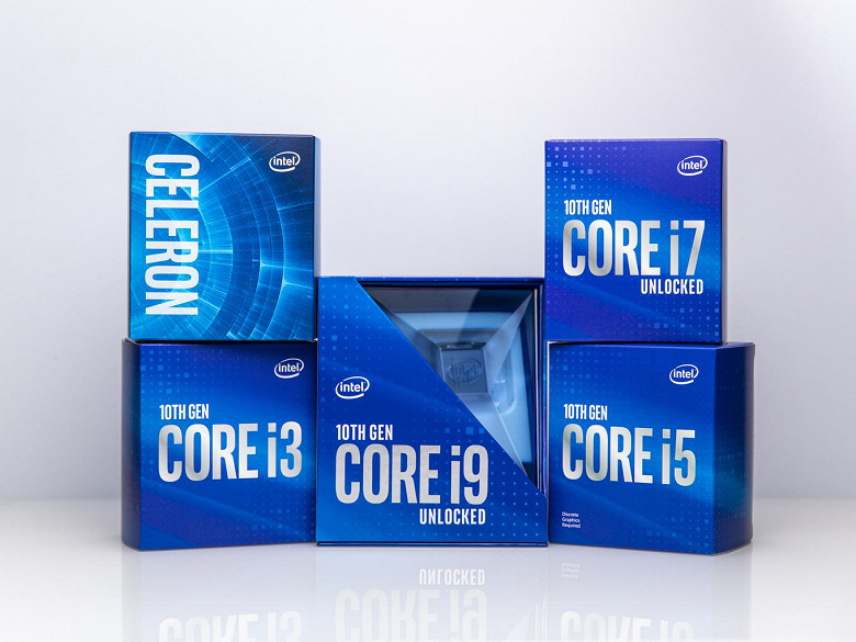 Процессор Intel Core i9-10900K может потреблять до 250 Вт