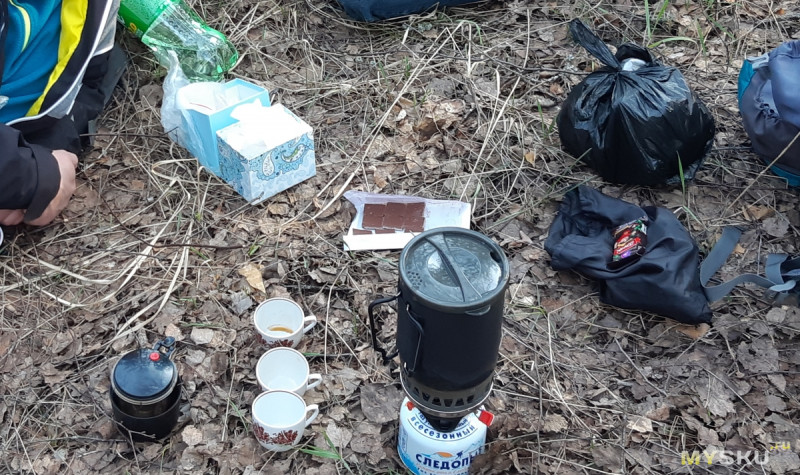 Походный чайный набор 8 предметов