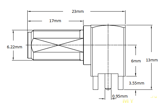 Длинные SMA разъемы для NWT-502