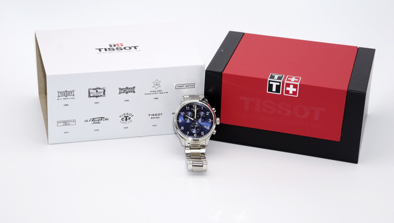 Наручные часы Tissot Chrono XL Classic Blue T116.617.11.047.01: мужская классика с хронографом