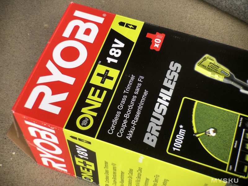 Бесщеточный аккумуляторный триммер Ryobi OLT1833 18V ONE+