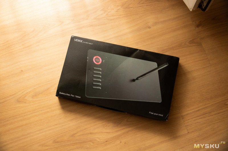 Обзор графического планшета Veikk A15 (10х6"): качество исполнения, удобство и примеры работ.