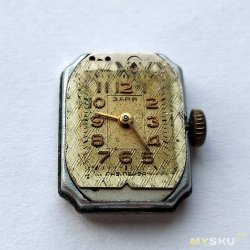 Часовой калибр Заря 1601. Репассаж.