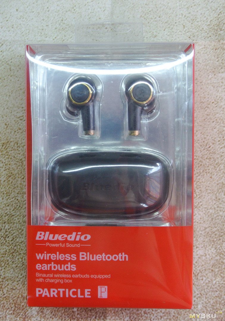 Новые tws наушники Bluedio Particle.