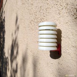 Экран Стивенсона для внешнего датчика температуры от часов-метеостанции