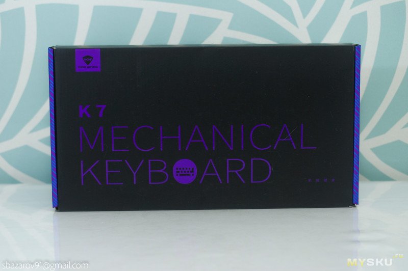 Беспроводная механическая клавиатура Machenike K7 RGB Black Swich
