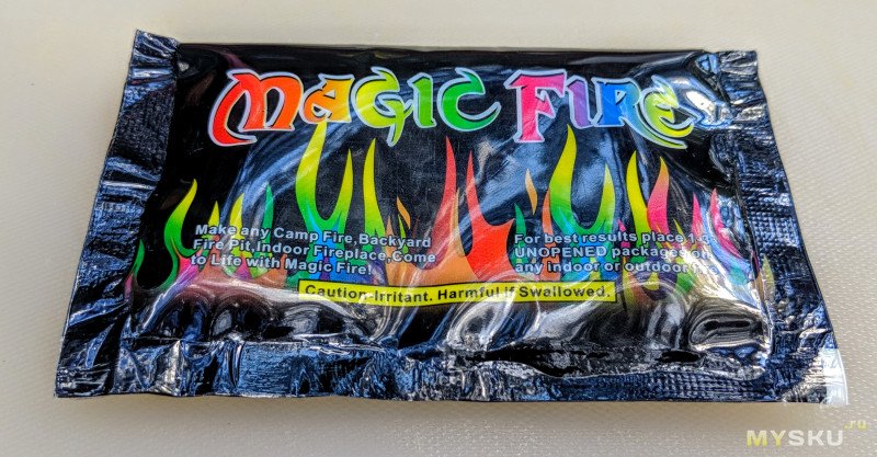 Порошок Magic Fire. Пытаюсь покрасить костёр в разные цвета)) Мини обзор