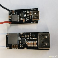 Зарядка Li-ion ip2312 + плата QC3.0 TPS61088