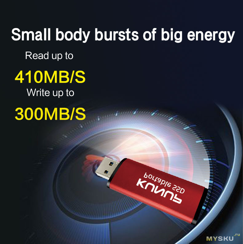 Быстрая SSD флешка.