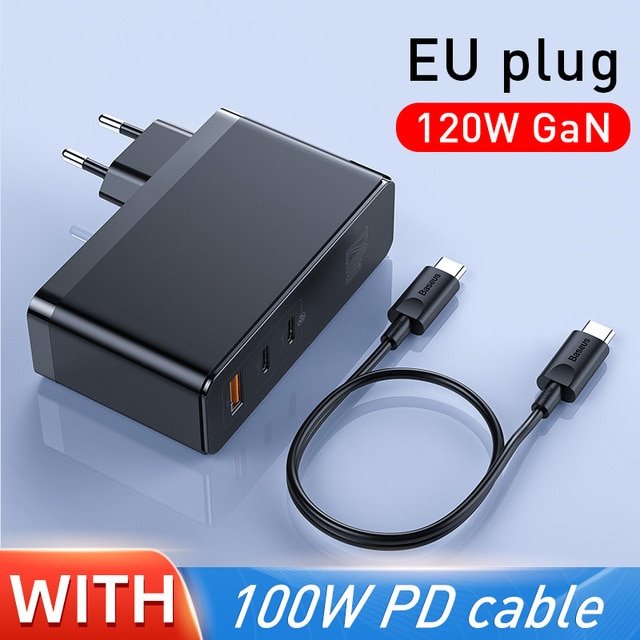 Скидки на блок питания Baseus GaN 120W и магнитный вентилятор