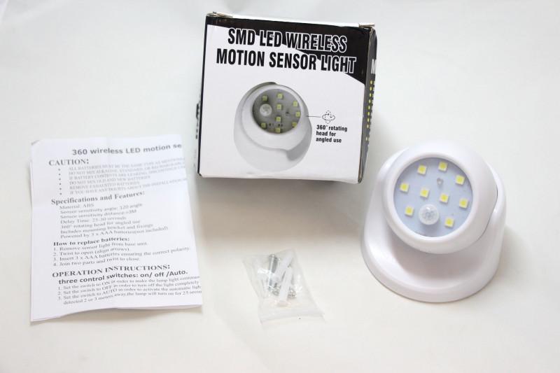 LED ночник c датчиком движения
