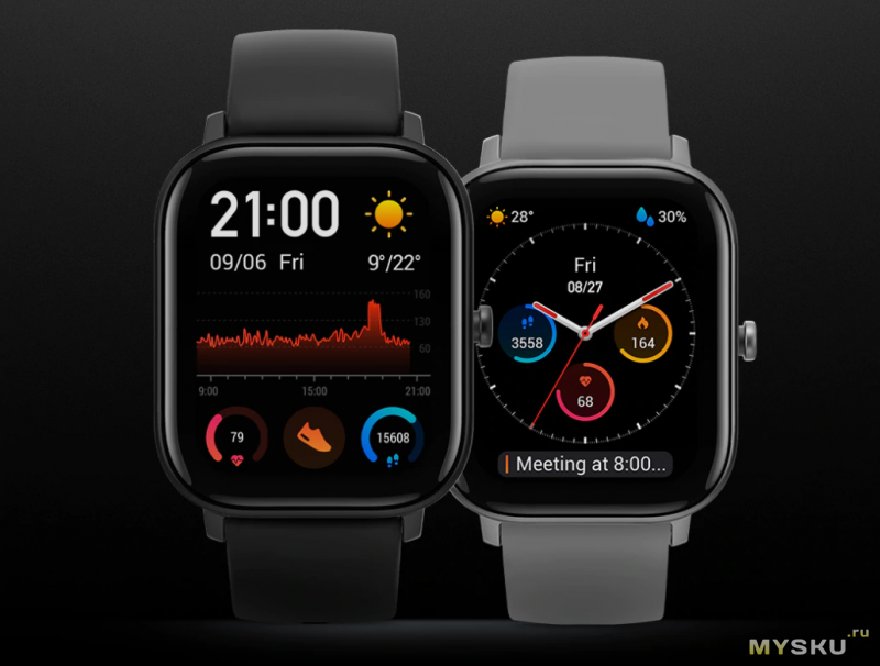 Умные часы Amazfit GTS за 108.09$