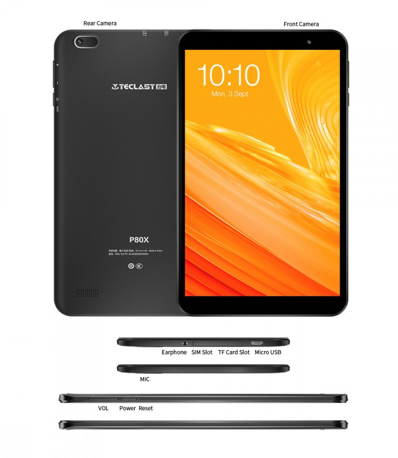 Планшет Teclast P80X 8" 2/32Gb из РФ за 72.87$