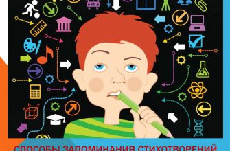 Действенные методы как быстро выучить стих