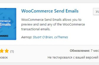 Отправить письмо клиенту плагин WooCommerce Send Emails