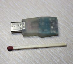 Переходник USB micro-B -> USB-C из подручных средств