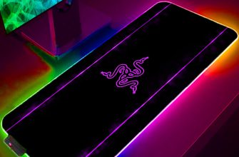 Ковер для мышки с шикарной RGB подсветкой и логотипом Razer 900х400мм за 1673 руб